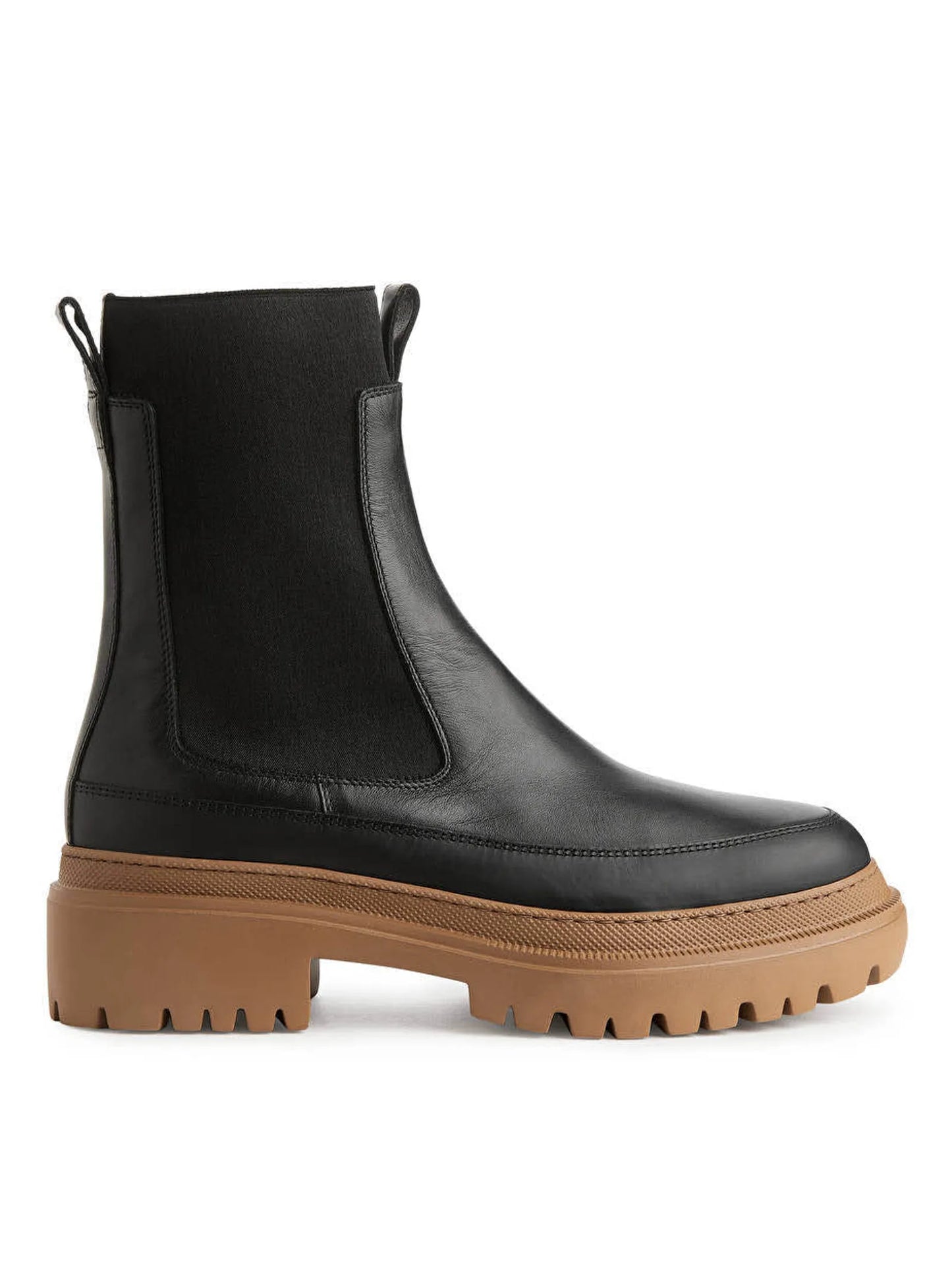 Arket Chunky Leather Boots
