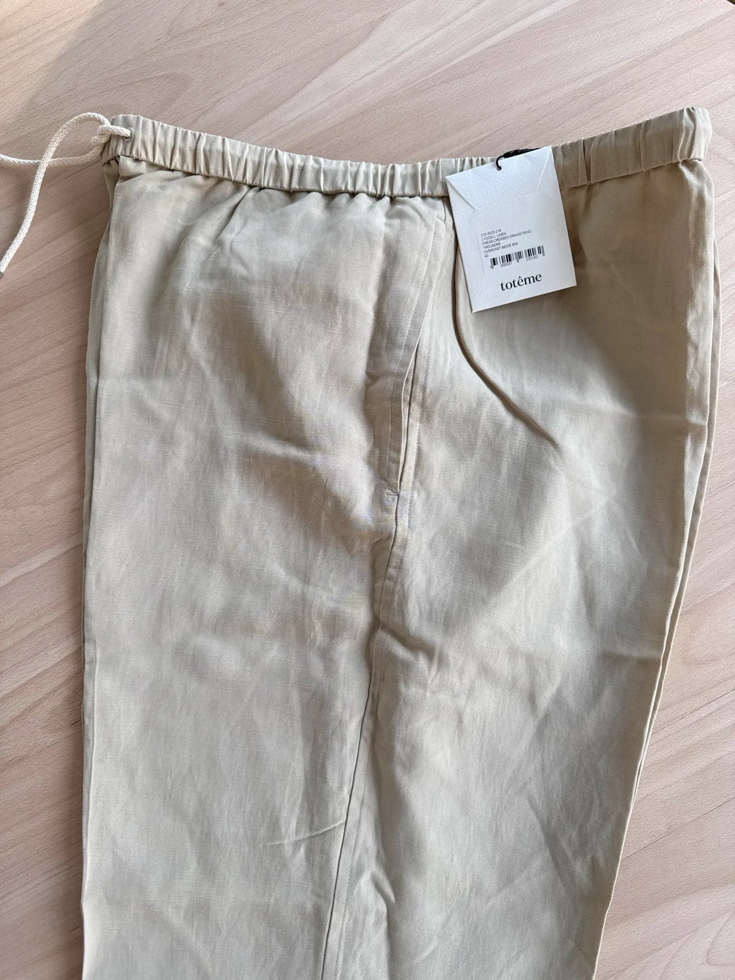 Toteme Pre-creased Drawstring Trusers Hose