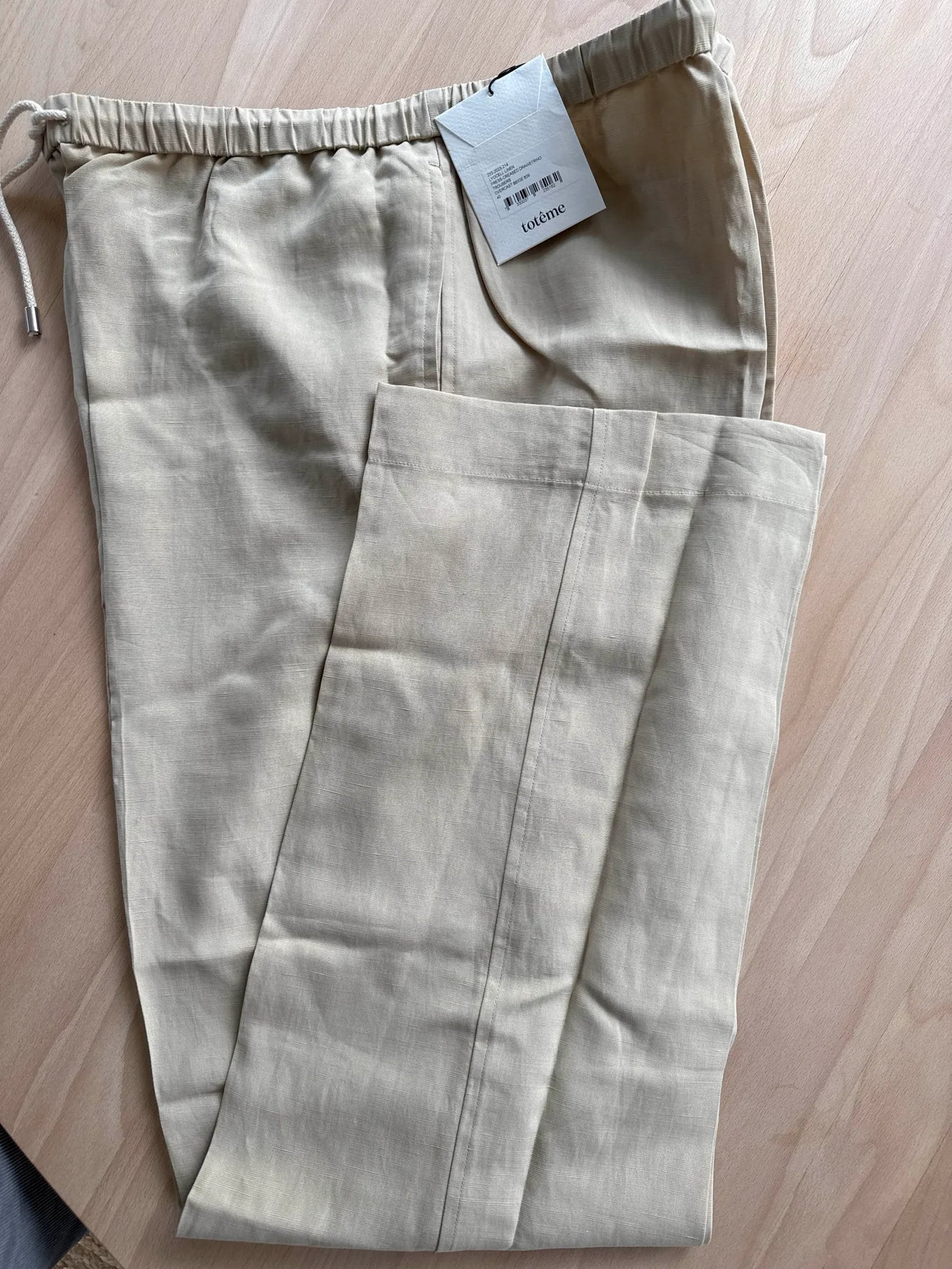 Toteme Pre-creased Drawstring Trusers Hose