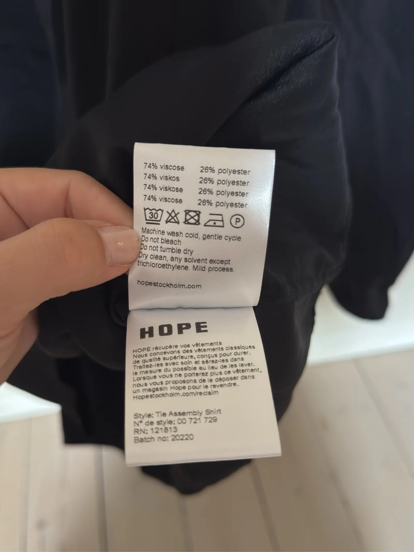 Hope Tie Assembly Blouse