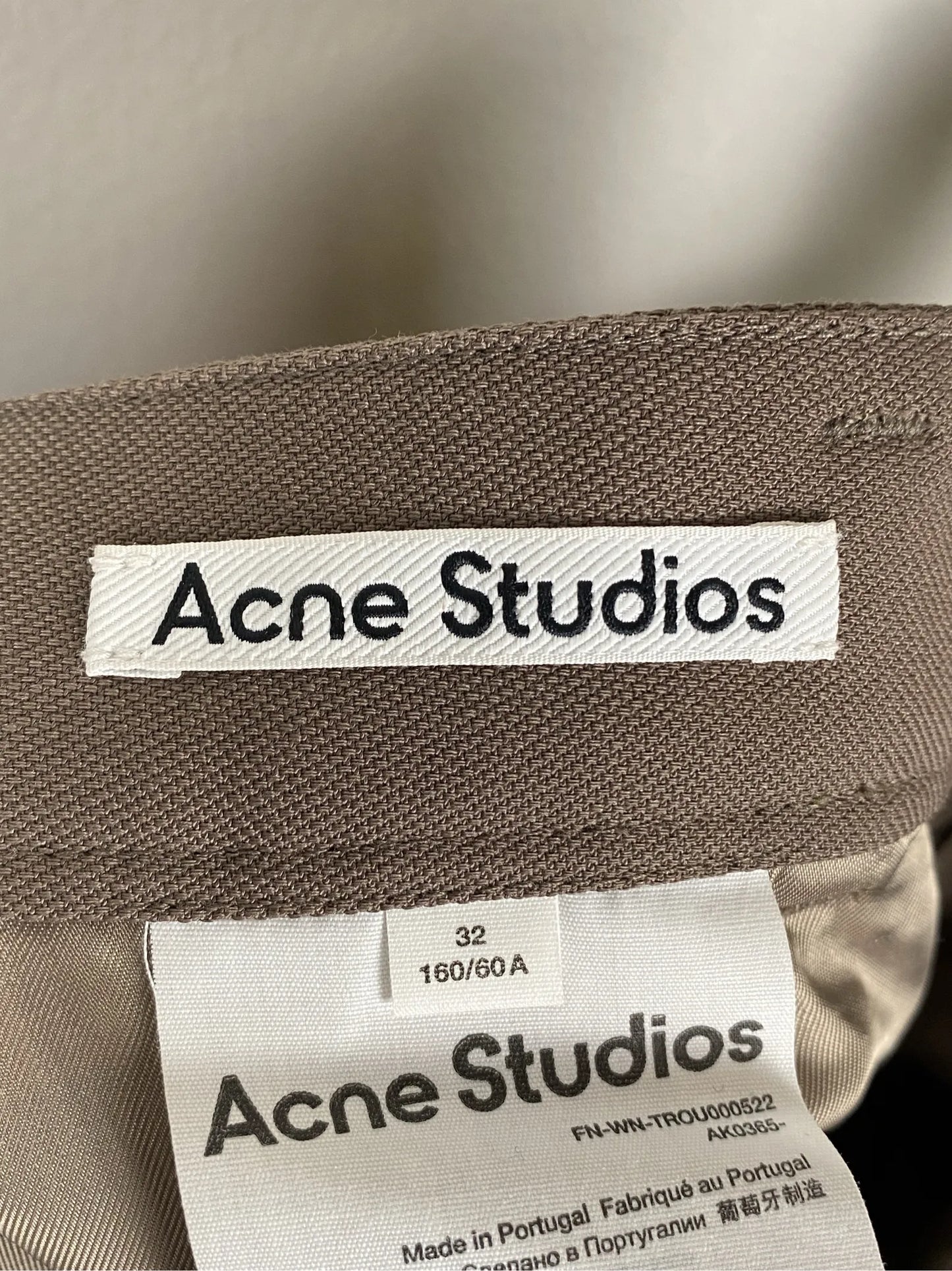 Acne Studios Suit Trousers