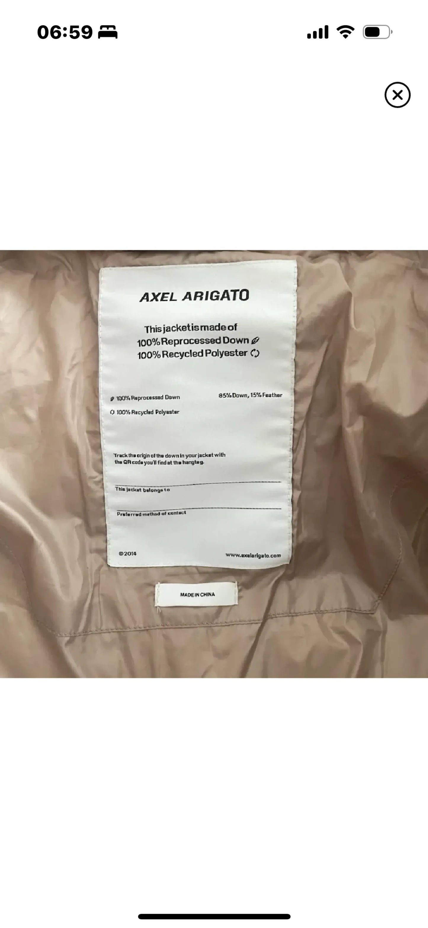 Axel Arigato Observera Puffer jacket