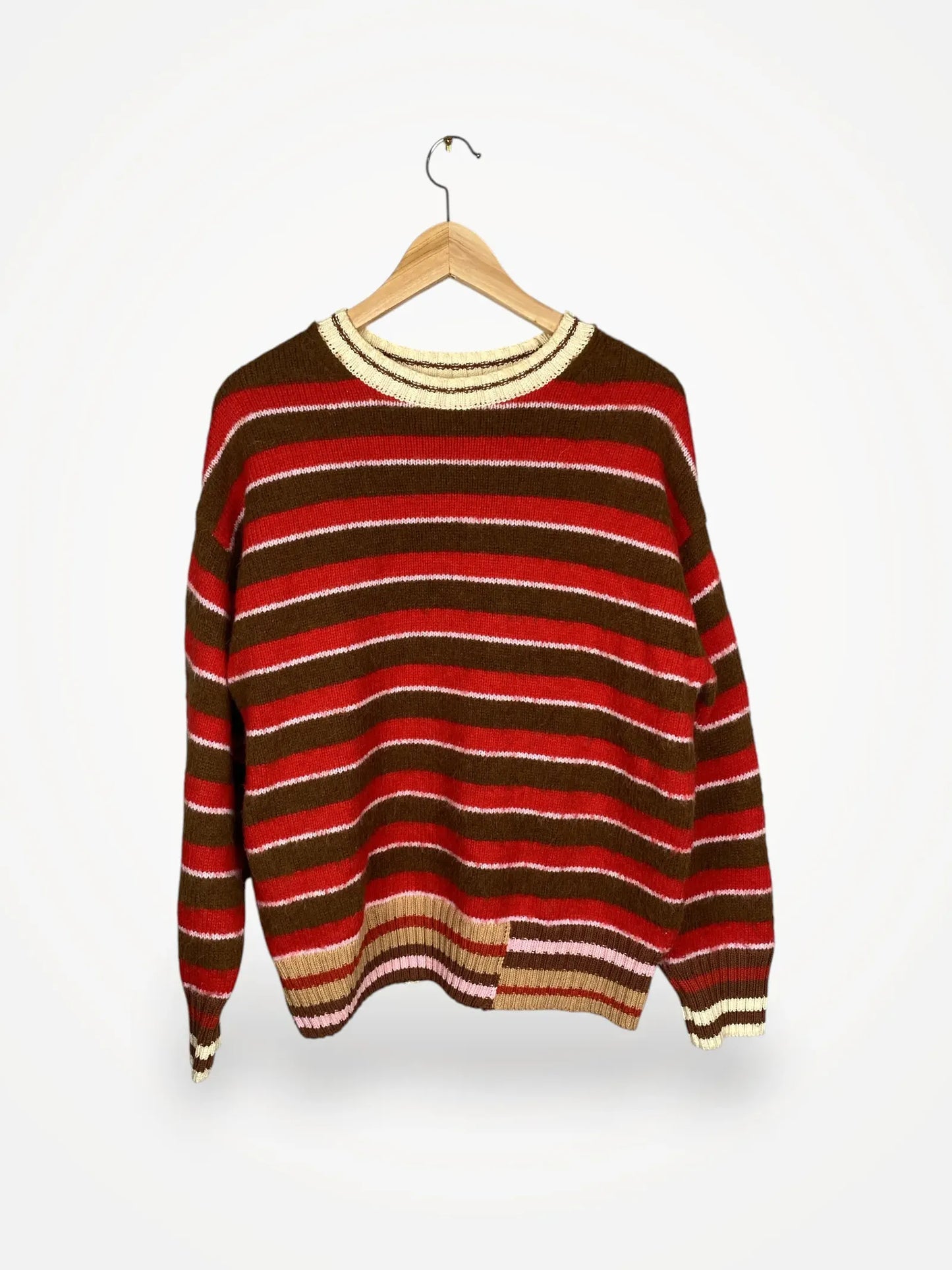 Stine Goya Hybrid Striped Sweater Sweater