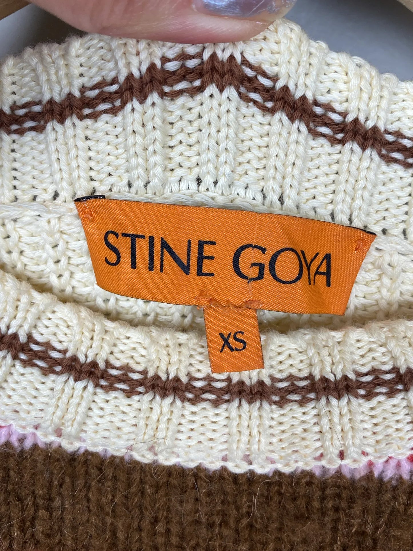 Stine Goya Hybrid Striped Sweater Sweater