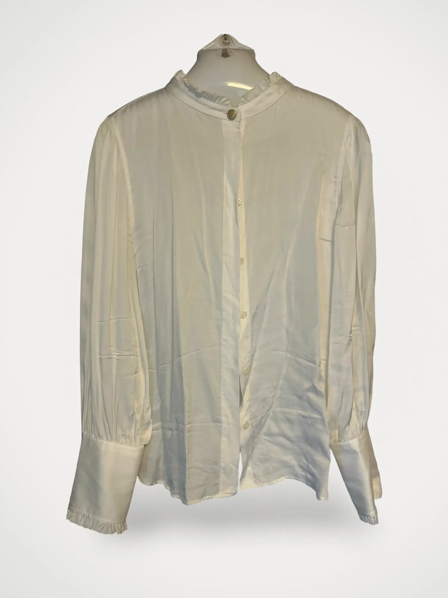 Busnel Nirva Satin Ecru Blouse