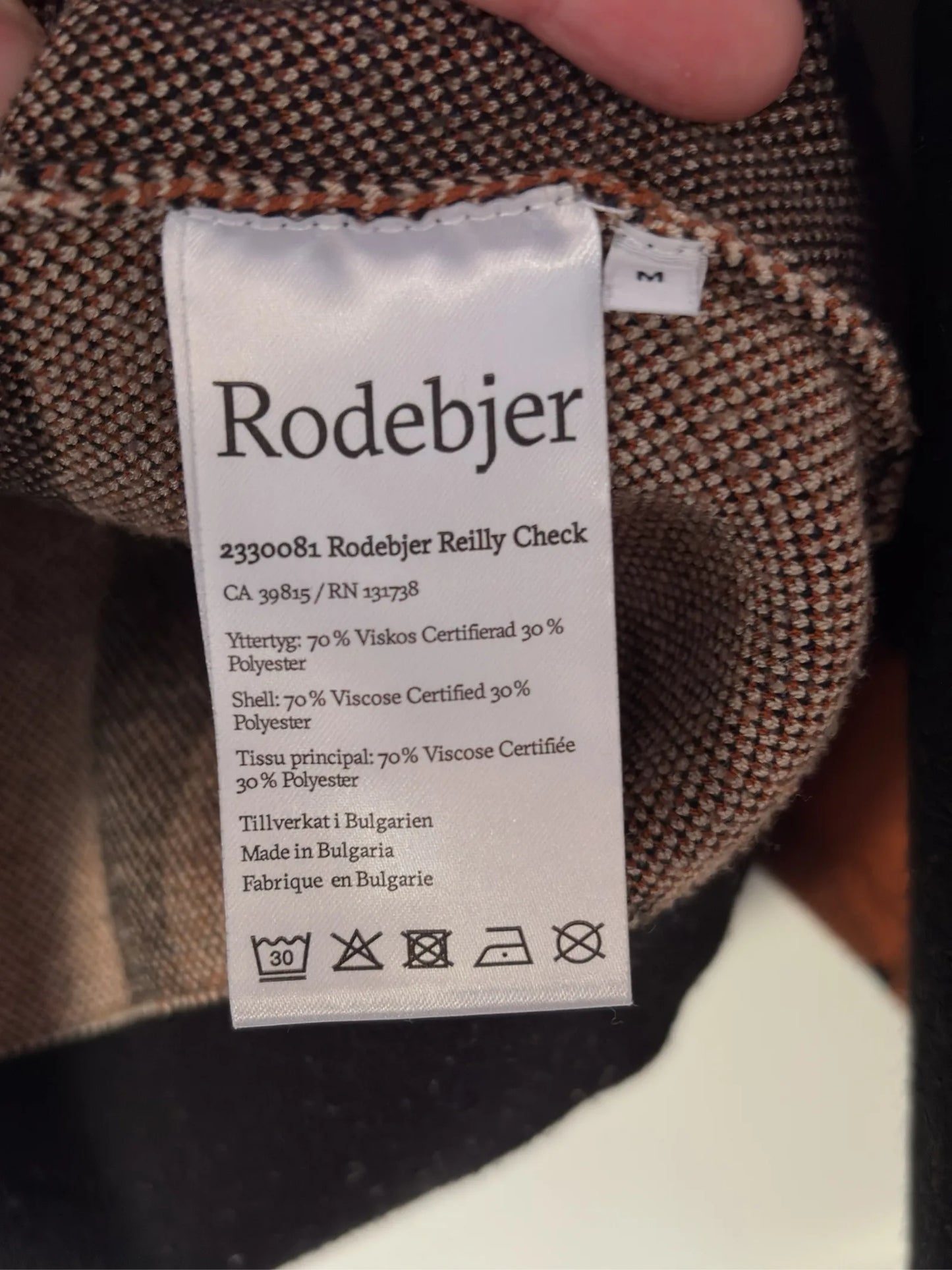 Rodebjer Reilly Check Sweater