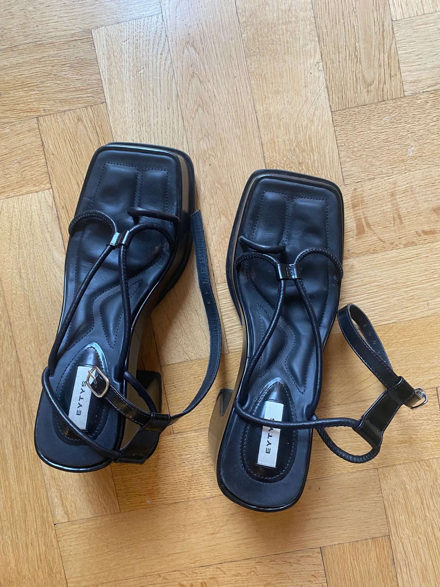Eytys Olympia Leather Black Heels