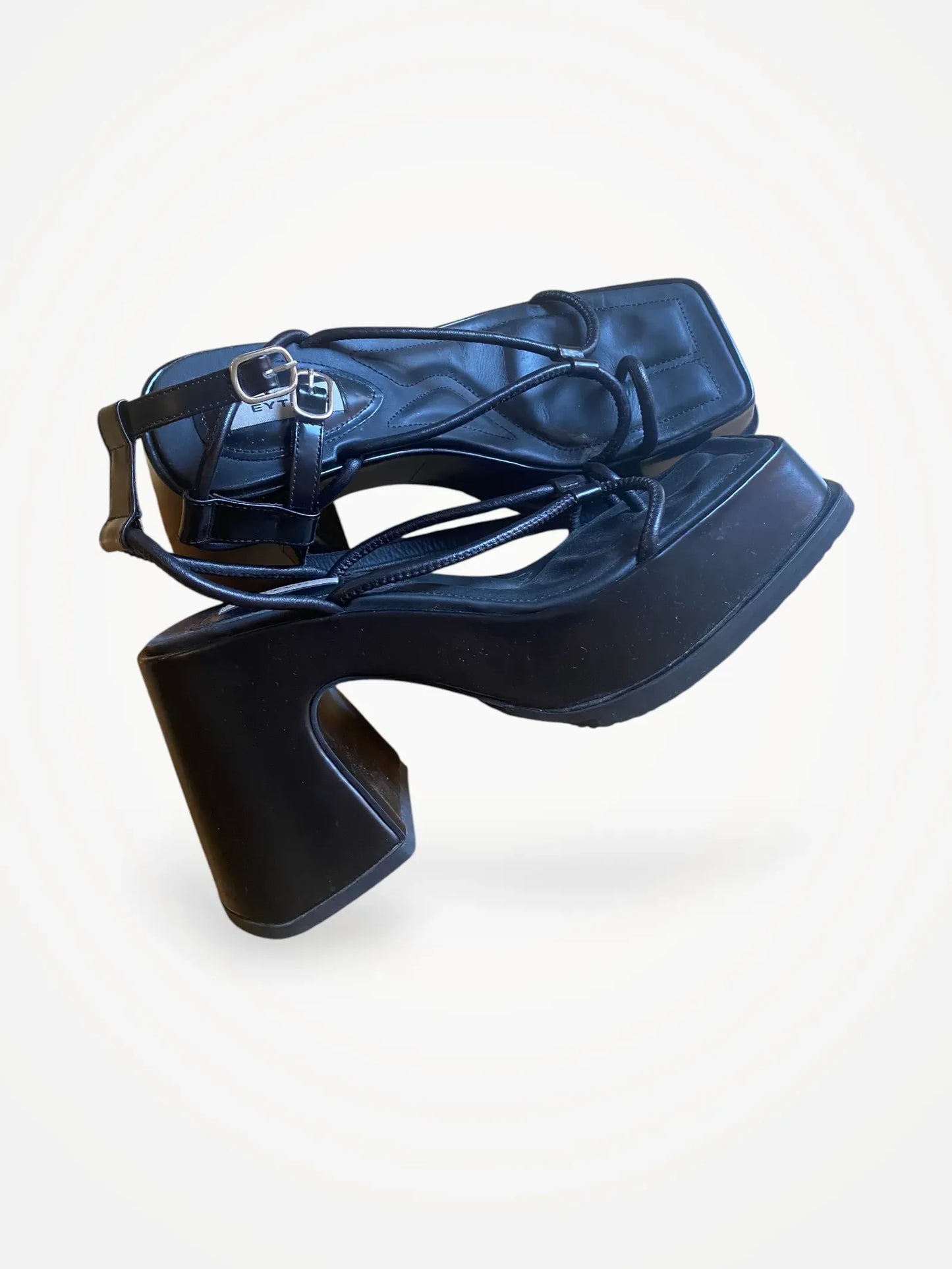 Eytys Olympia Leather Black Heels