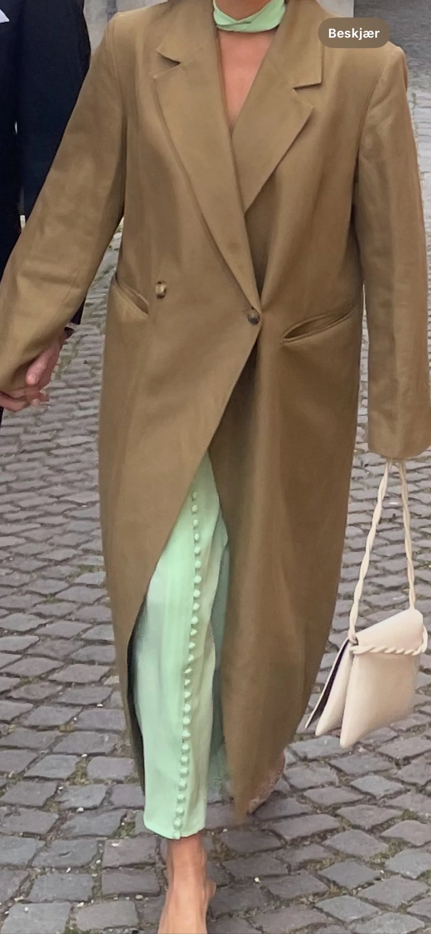 Dagmar Double Breasted Linen Coat