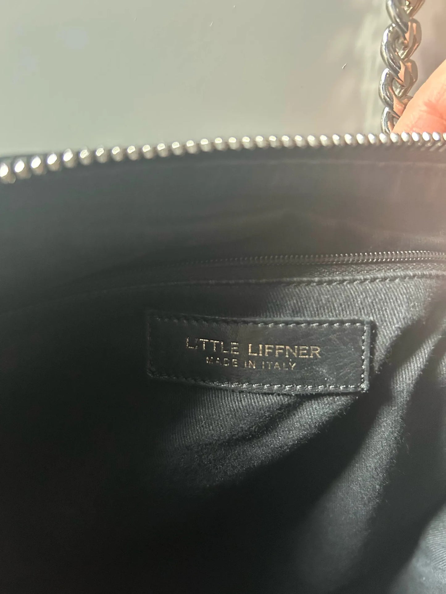 Little Liffner Power Pouche Croc Shoulder bag