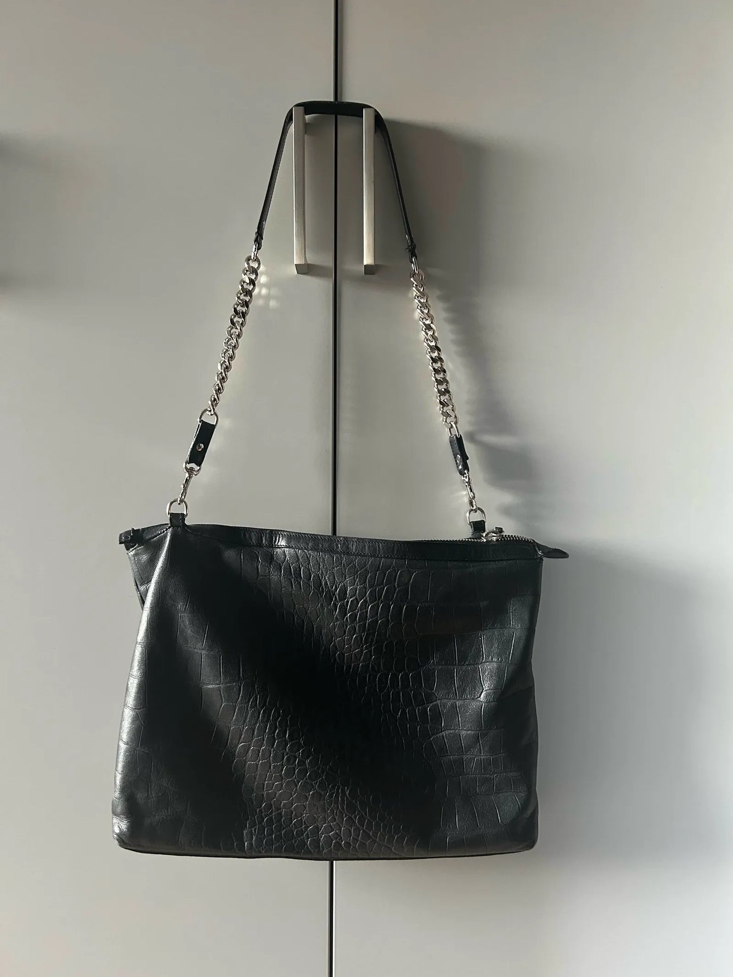 Little Liffner Power Pouche Croc Shoulder bag