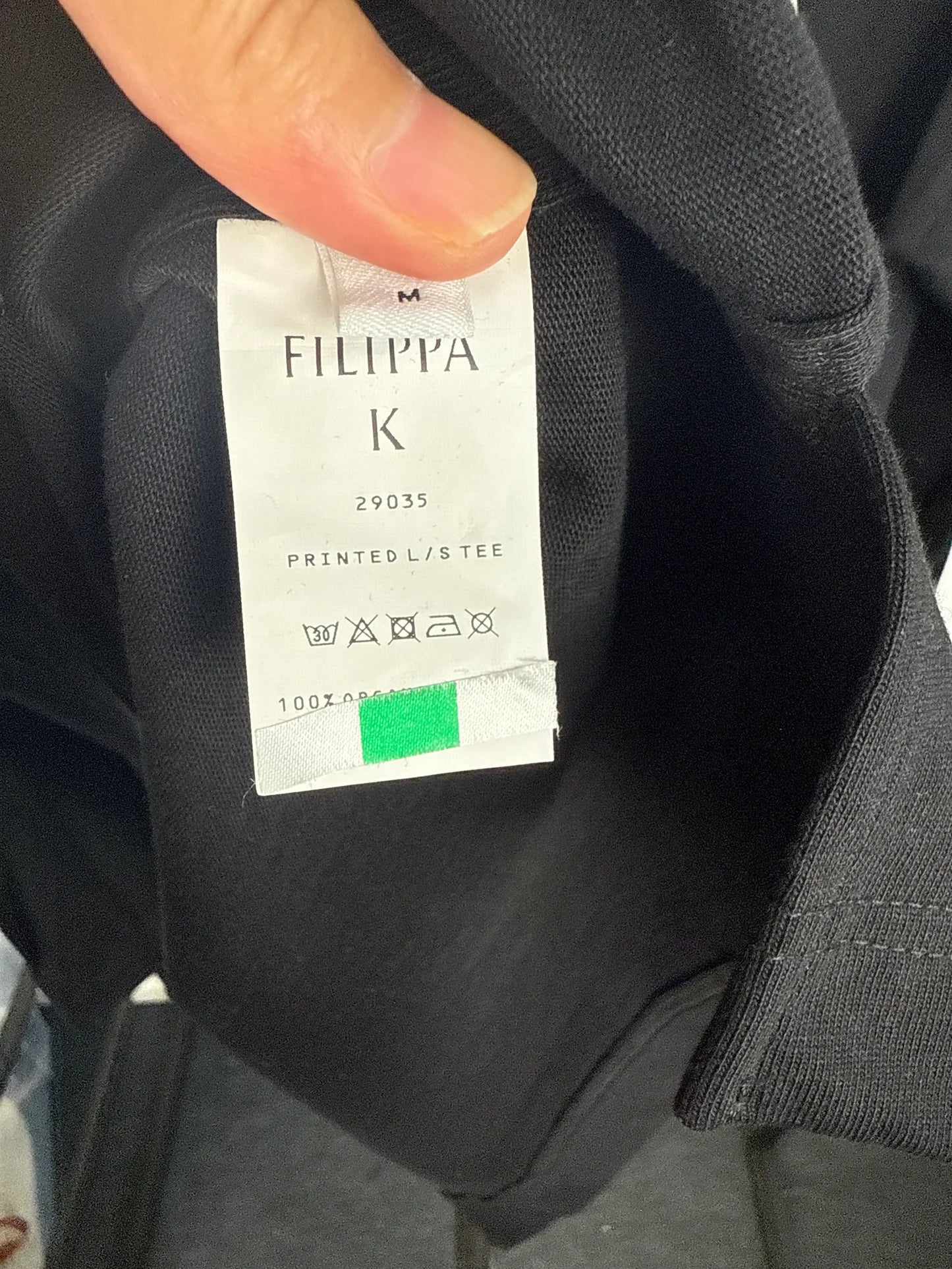 Filippa K Printed Ling Sleeve Sweatshirt