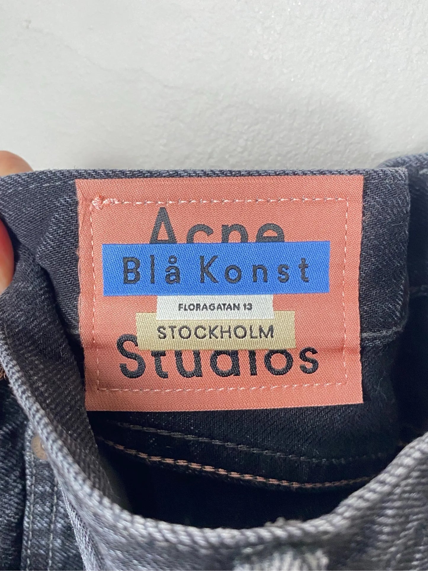 Acne Studios Blå Konst Jeans