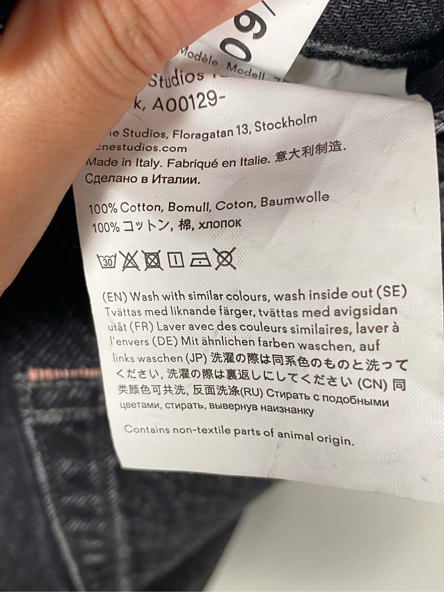 Acne Studios Blå Konst Jeans