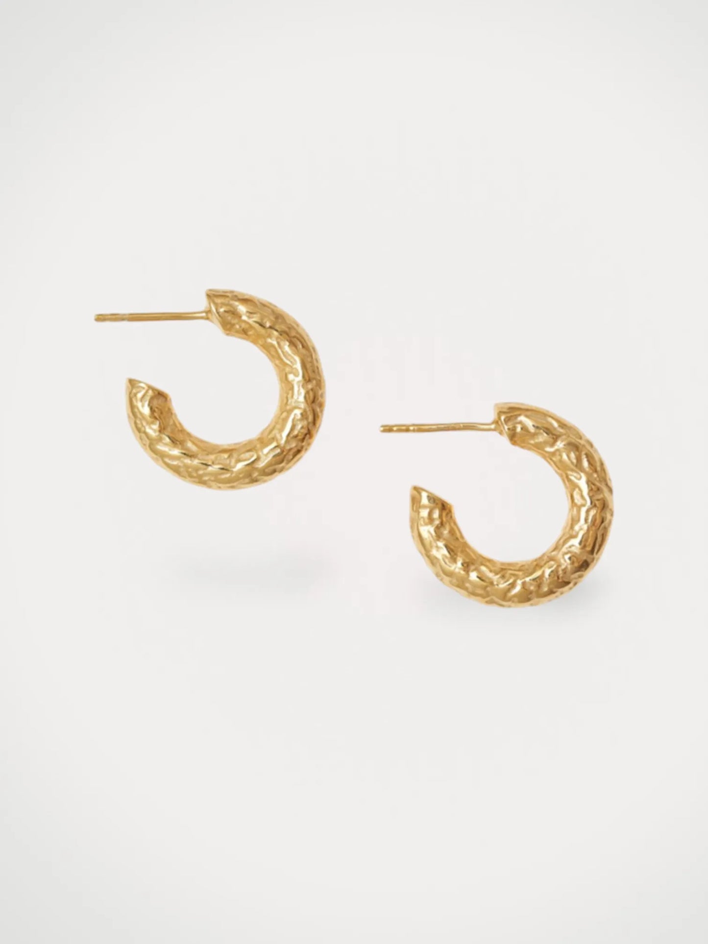 Blue Billie Small Hoops Structured Earring