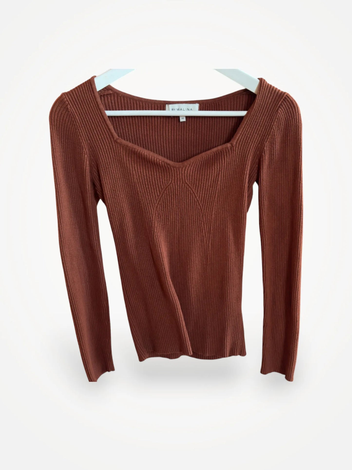 By Malina Tulip Ribbed Sweater