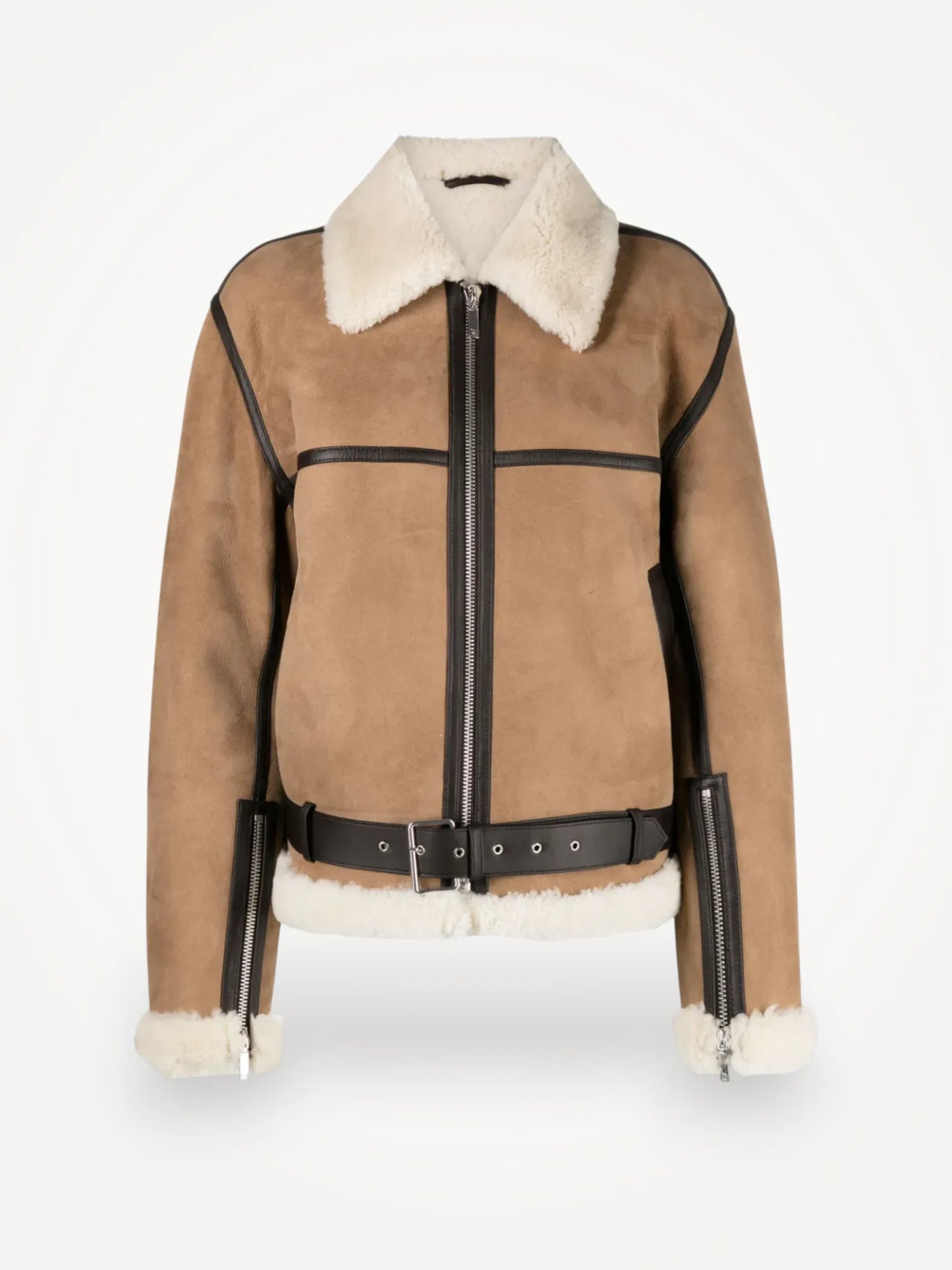 Toteme Aviator Shearling Leather jacket
