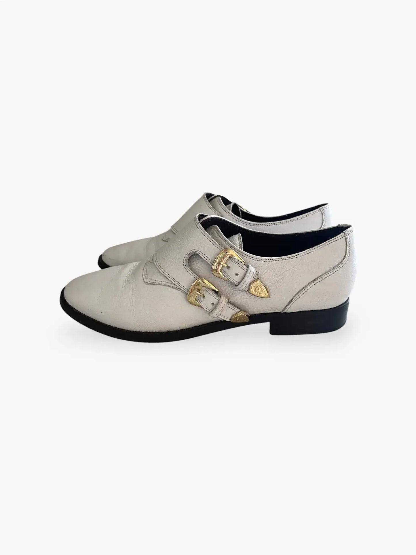 Blankens The Angie White Loafers