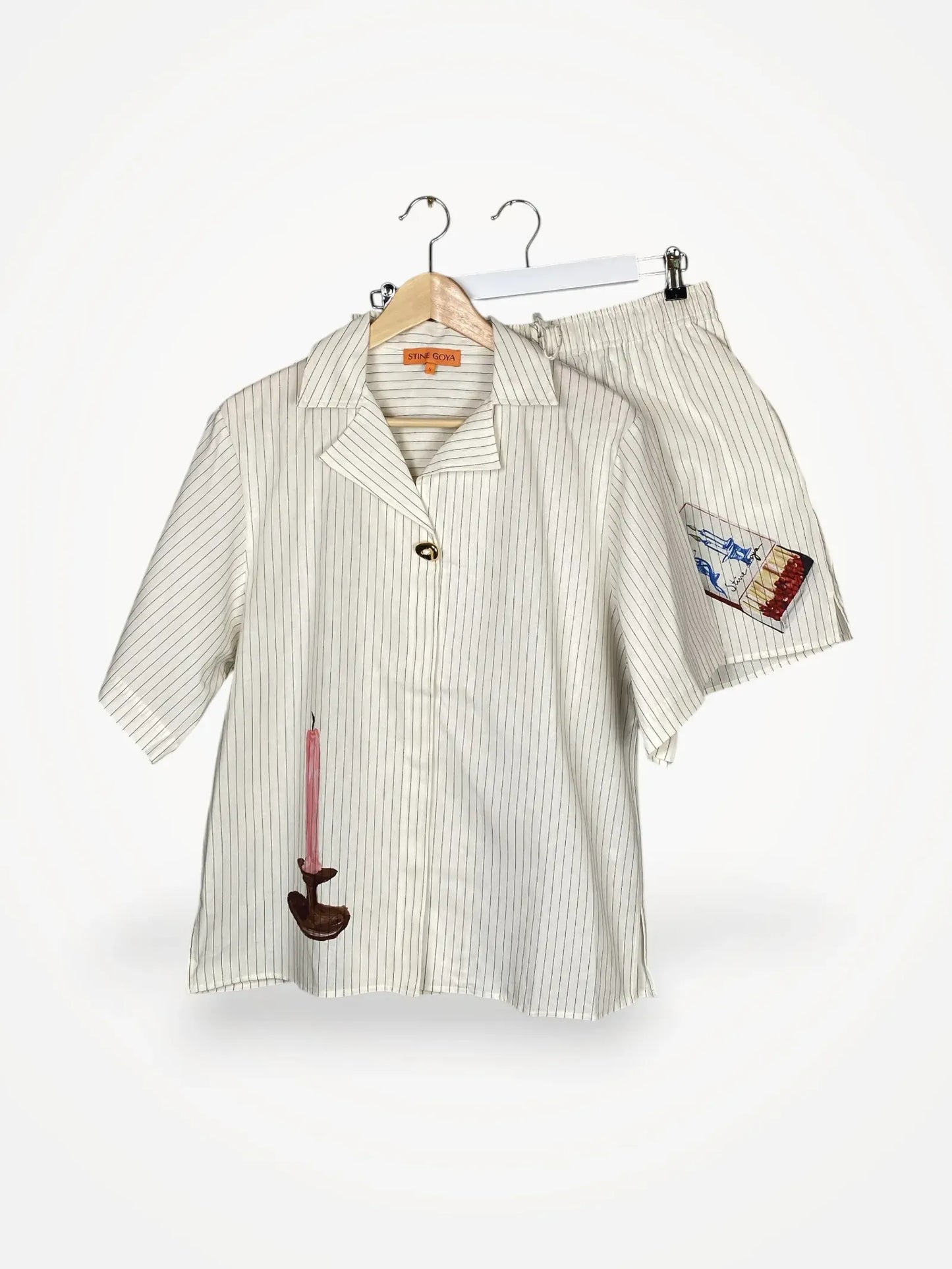 Stine Goya Crisp Stripe Shirting Set