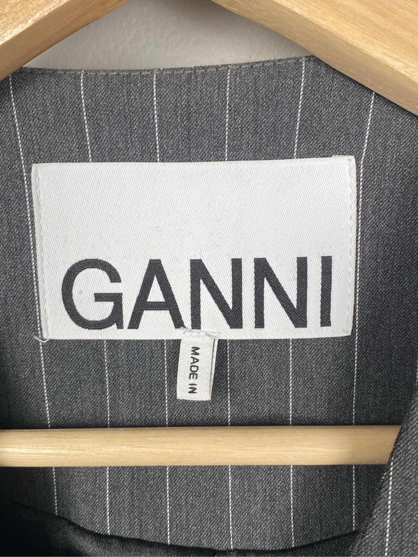 Ganni Stretch Stripe Blazer