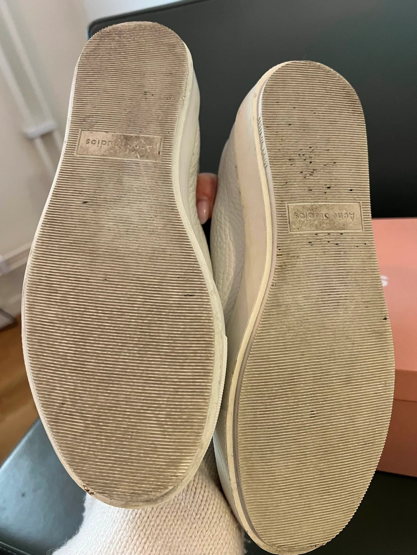 Acne Studios Adriana Grain Sneakers