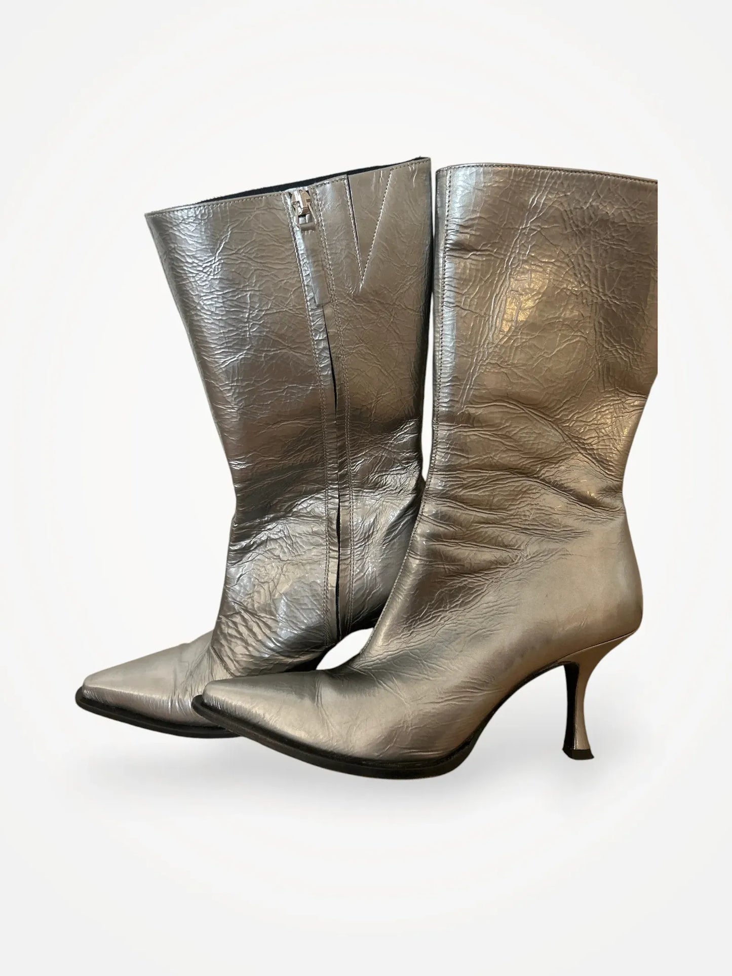 Acne Studios Bexen Leather Ankle Boots Stiefel
