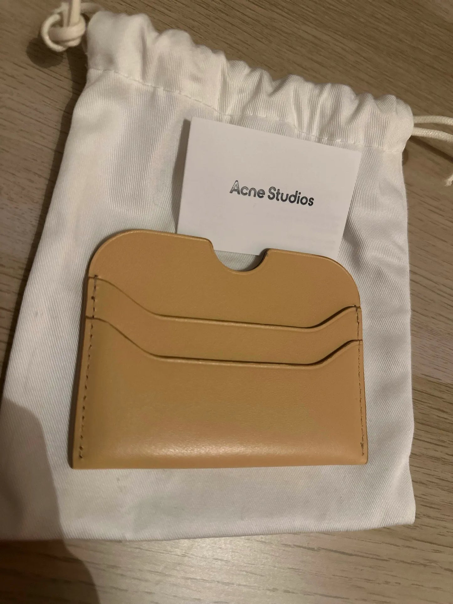 Acne Studios Leather Card Holder Wallet