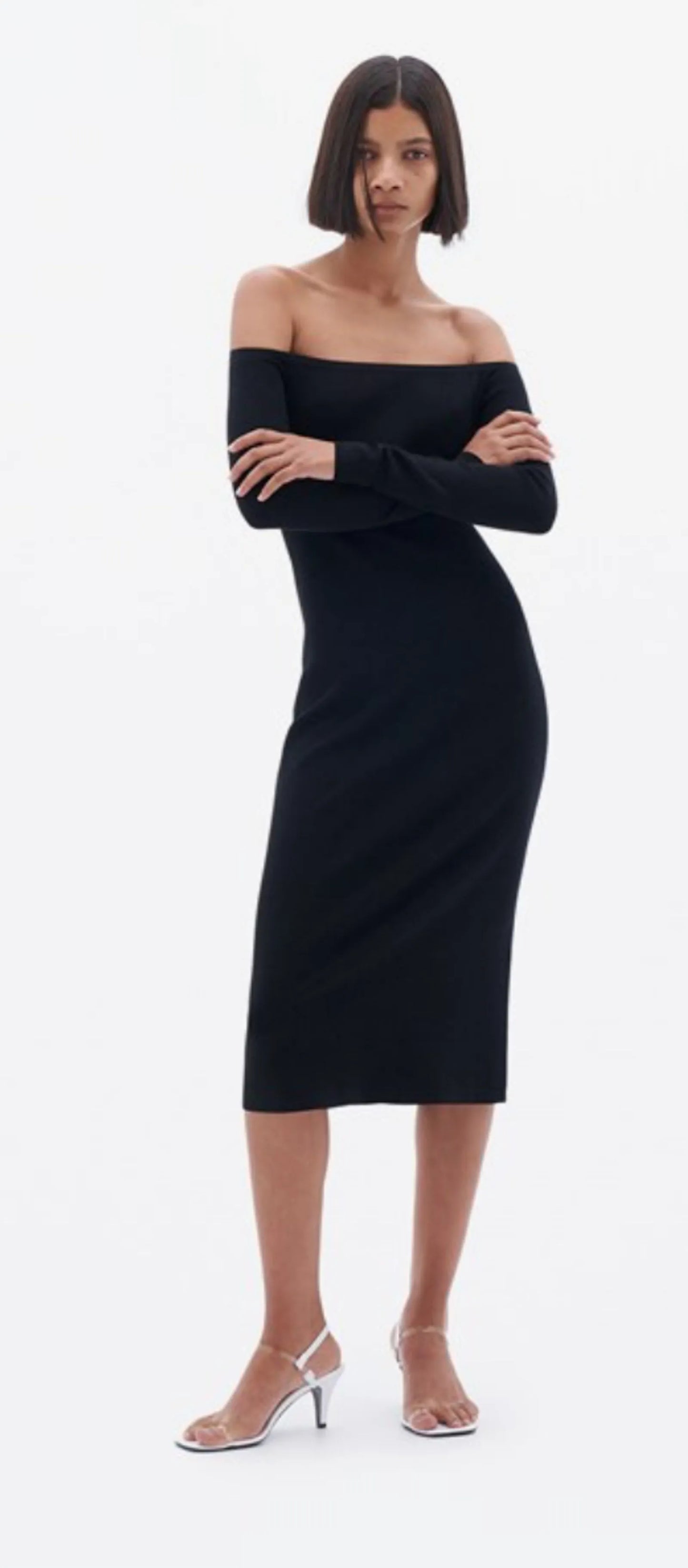 Filippa K Off Shoulder Knit Dress