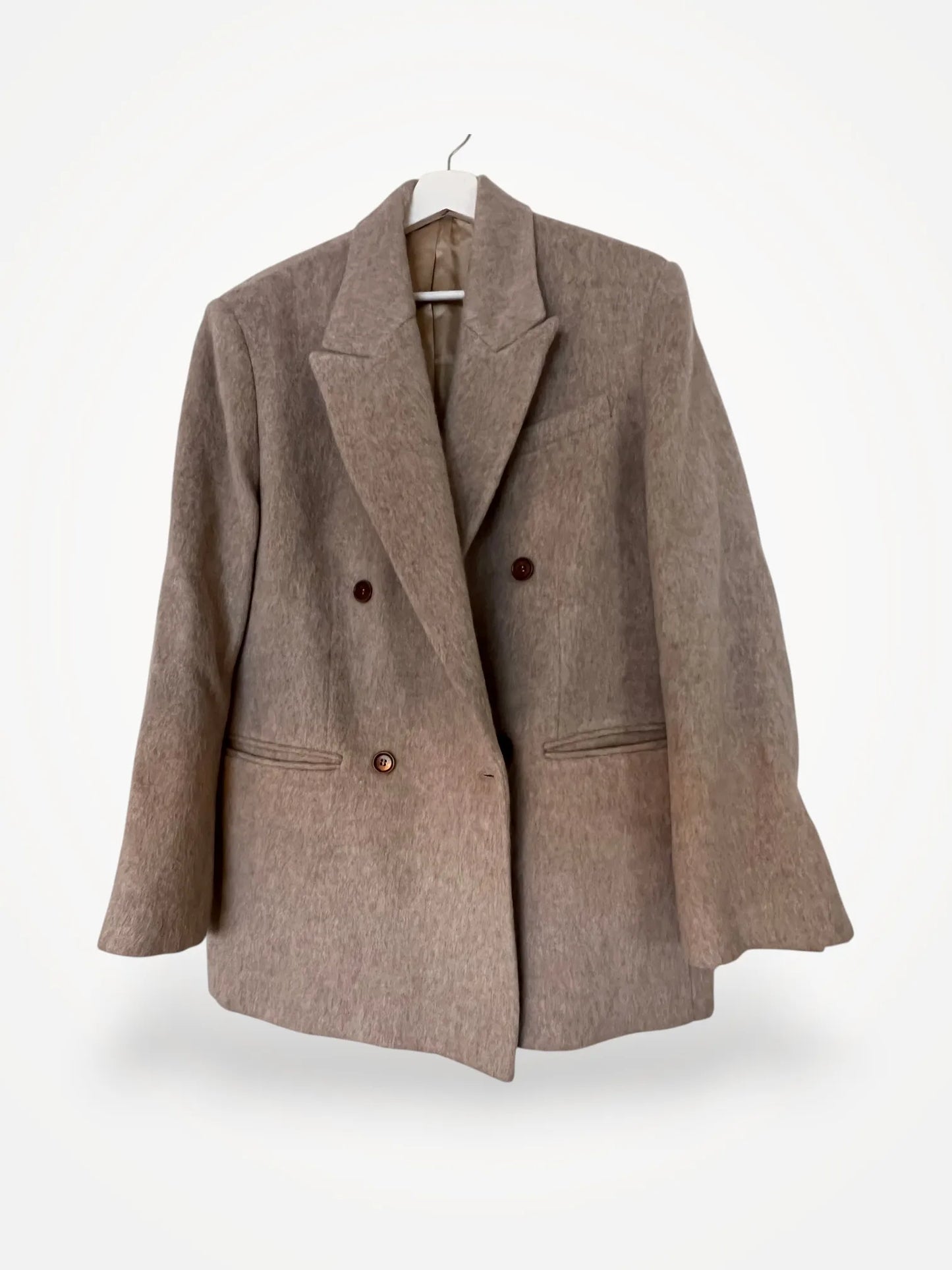 Arket I Borstad Ull Blazer