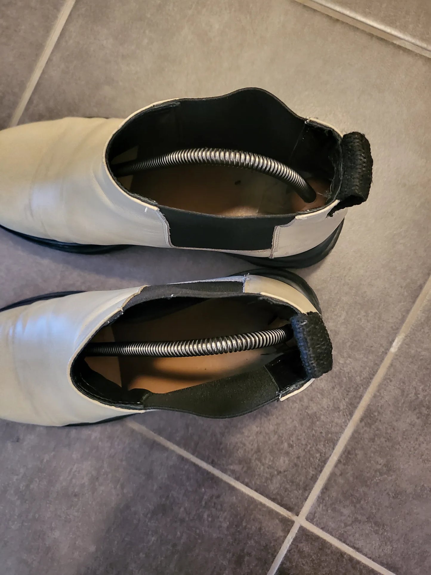 Flattered Lova Leather Creme Stiefel