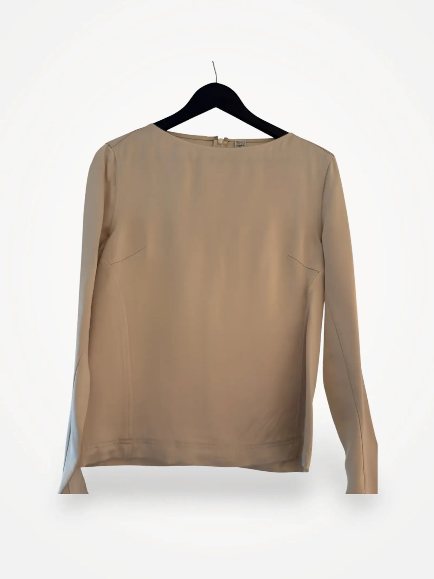 Toteme Long Sleeve Satin Blouse