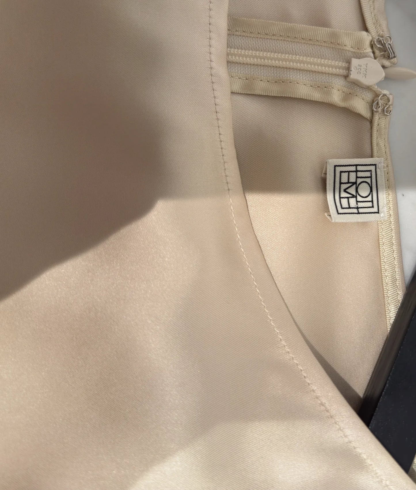 Toteme Long Sleeve Satin Blouse