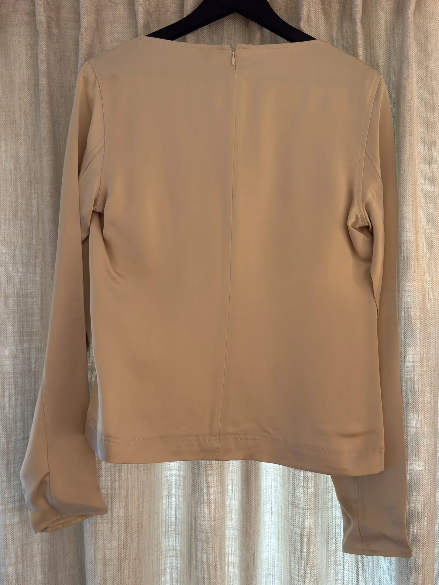 Toteme Long Sleeve Satin Blouse
