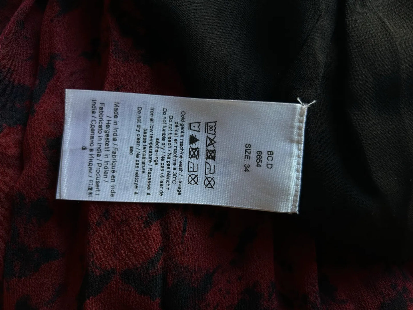 Ganni Printed Georgette Viscose Mini Dress