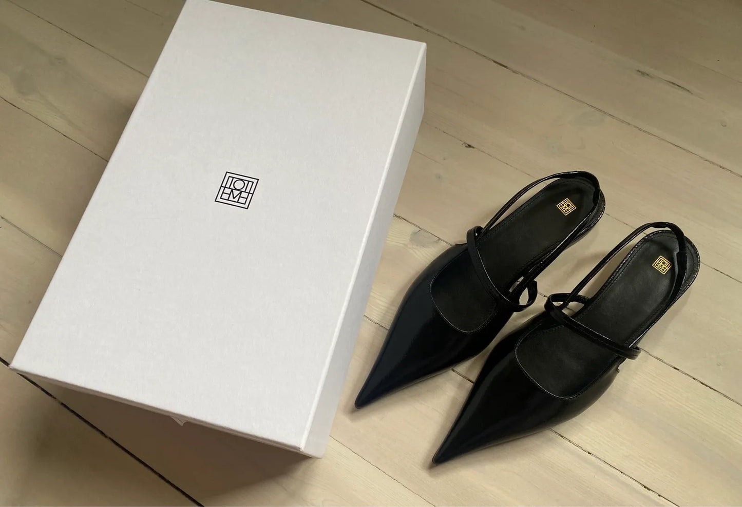 Toteme The Sharp Slingback Sandals
