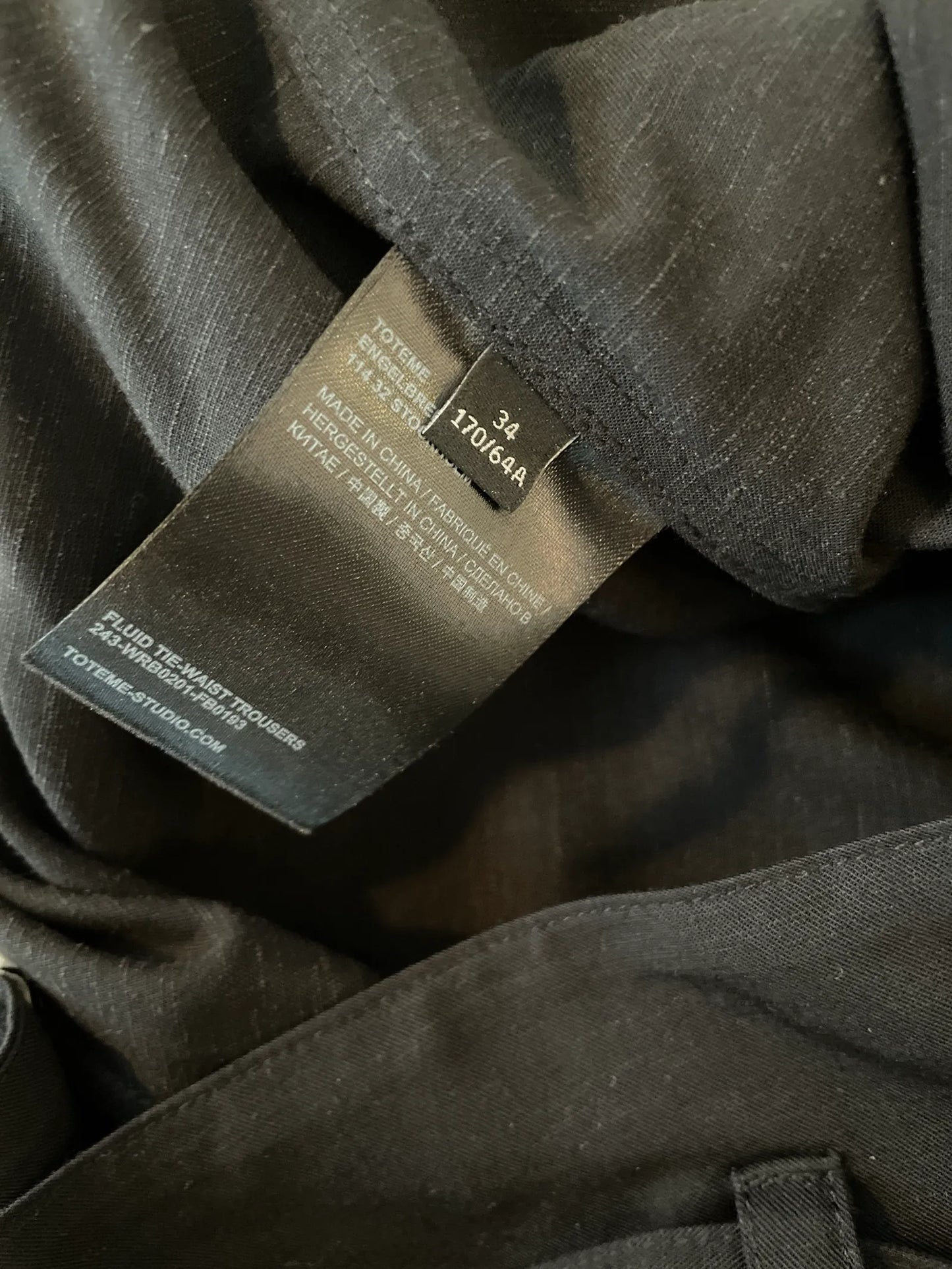 Toteme Fluid Tie-waist Trousers