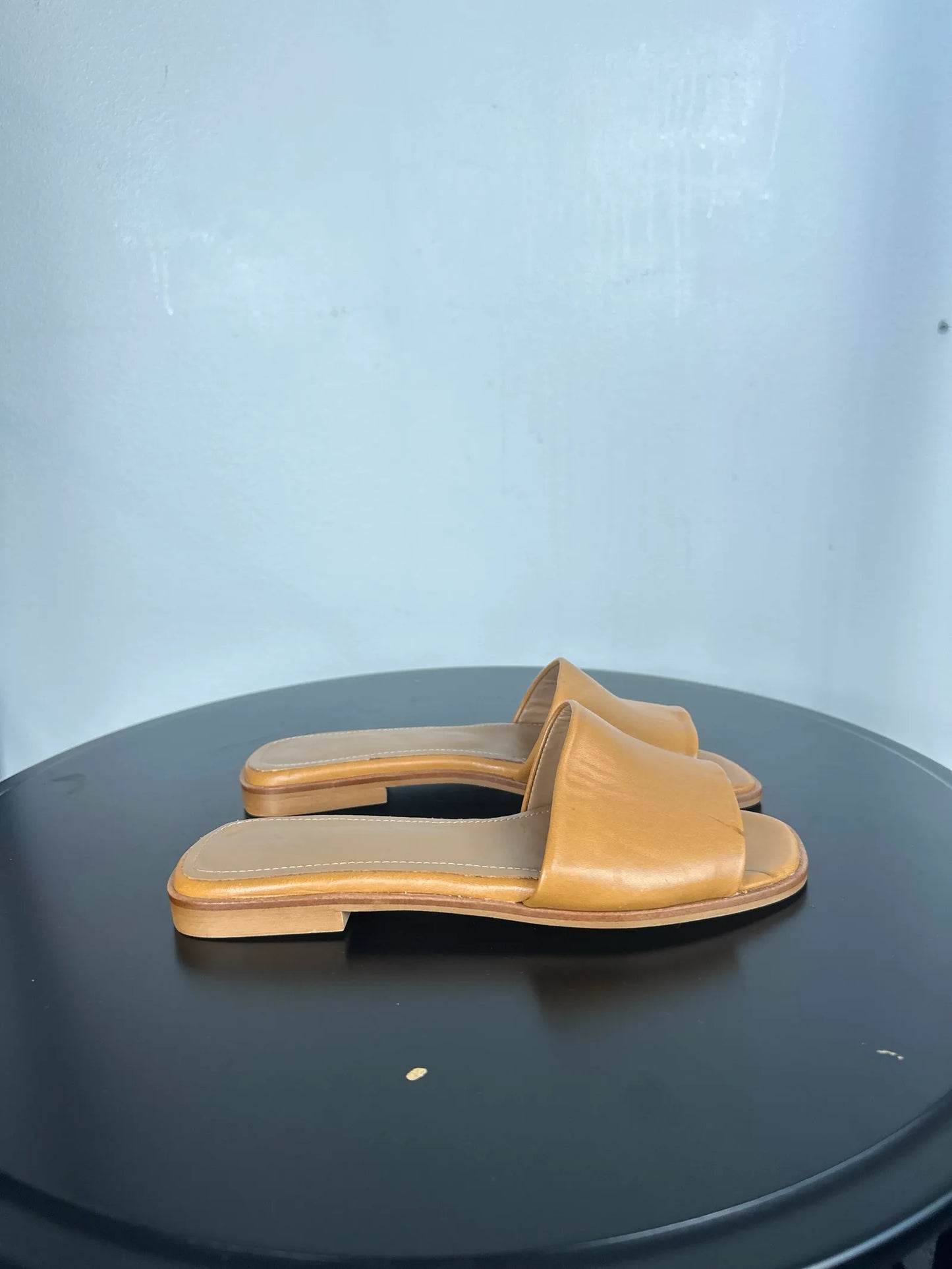 Flattered Mouna Leather Cognac Sandalen