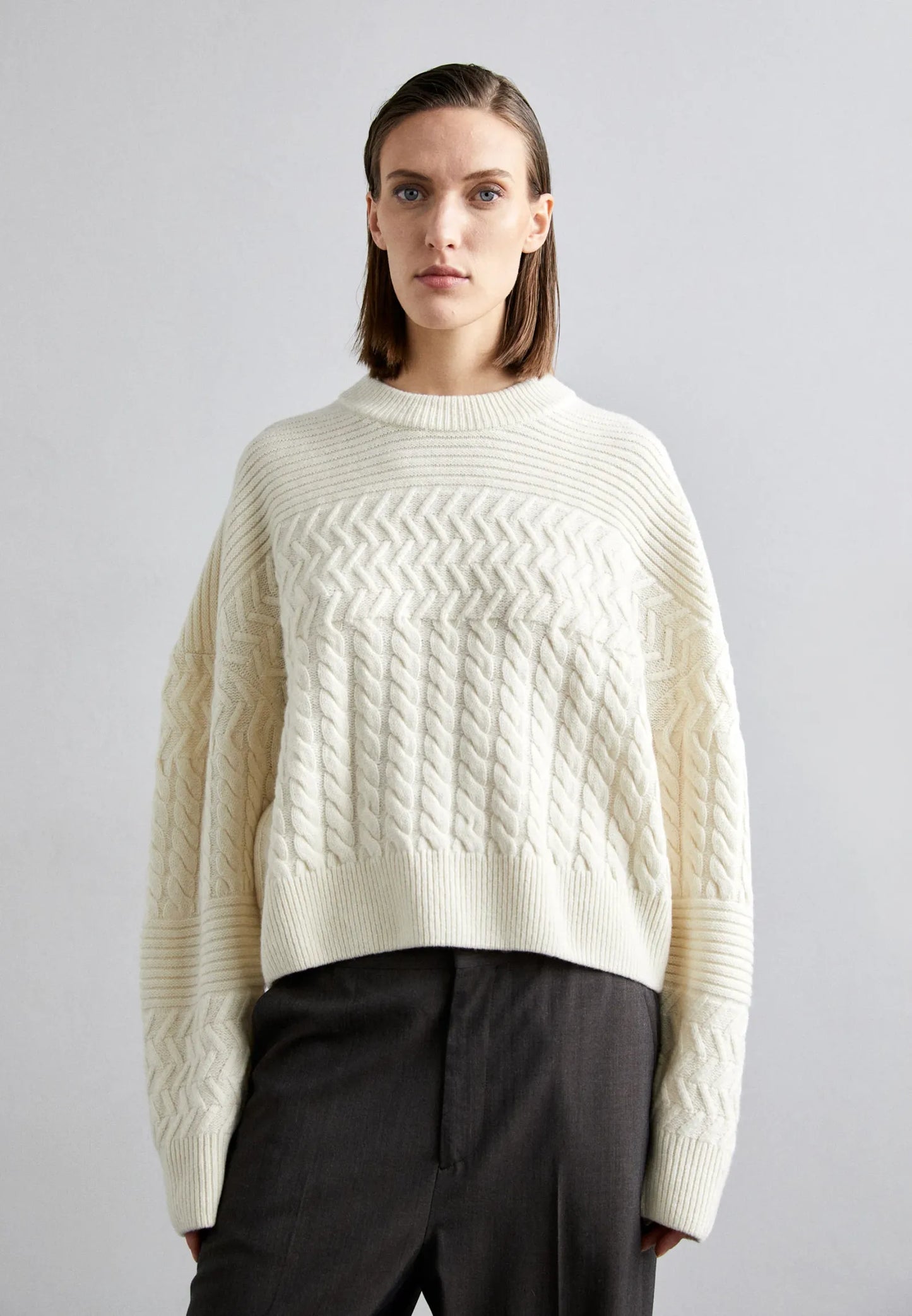 Filippa K Boxy Braided Sweater