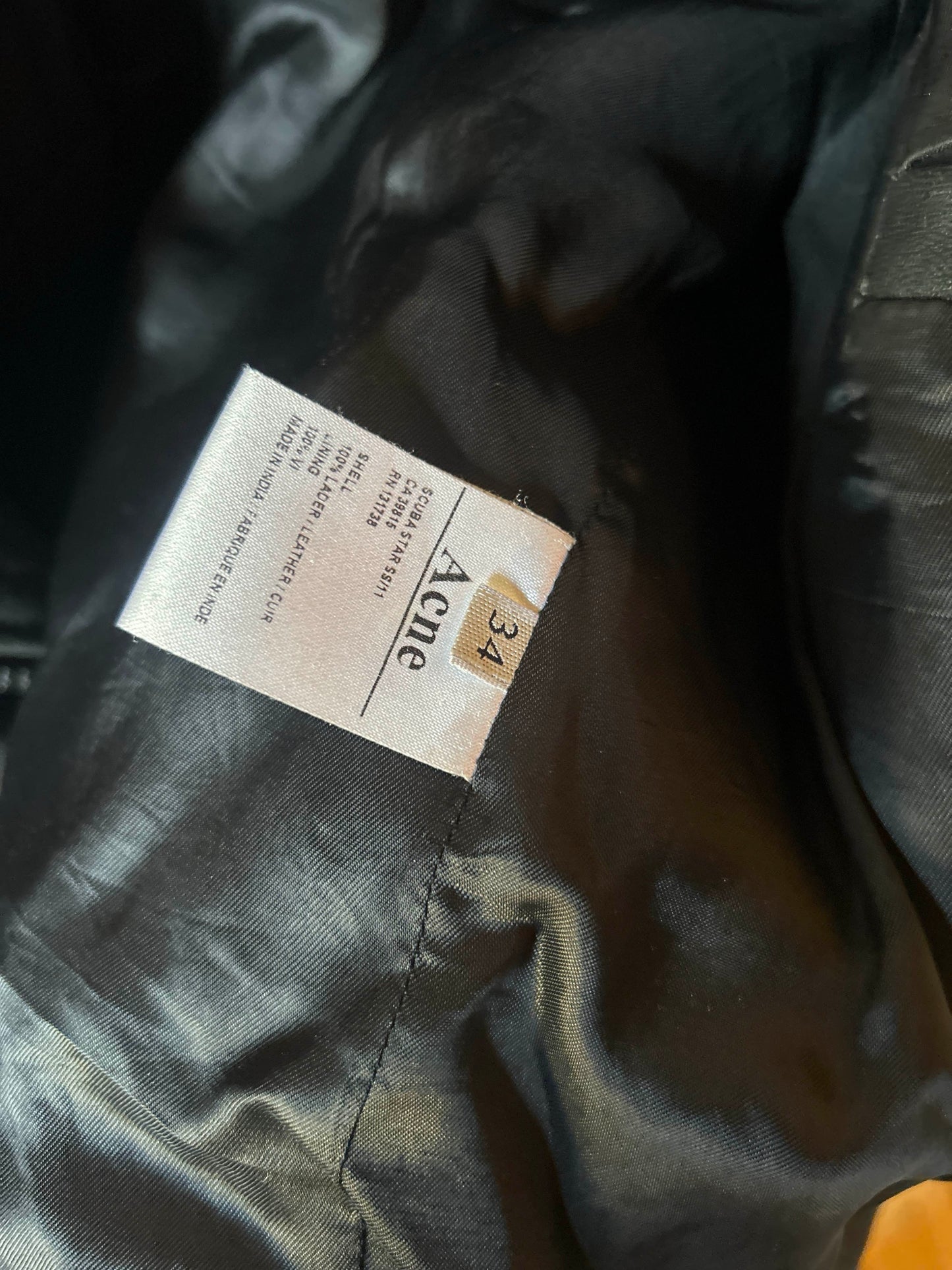 Acne Studios Acne Leather jacket