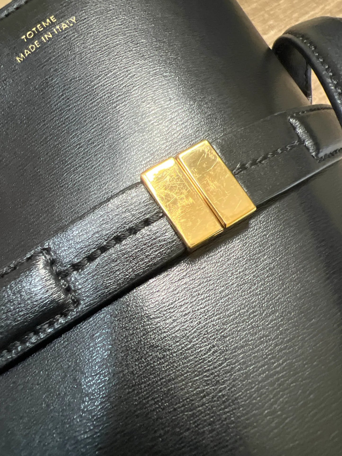 Toteme Leather Bucket Handbag