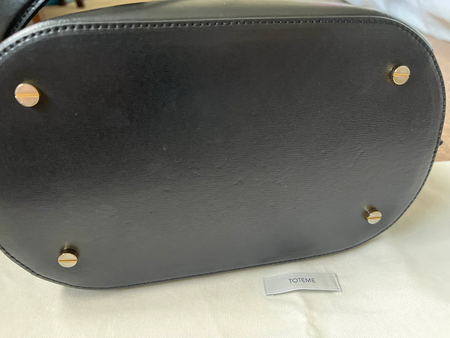 Toteme Leather Bucket Handbag