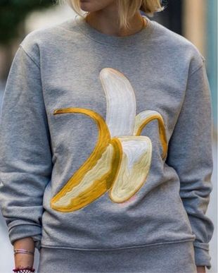 Acne Studios Carly Banana Paw16 Sweatshirt
