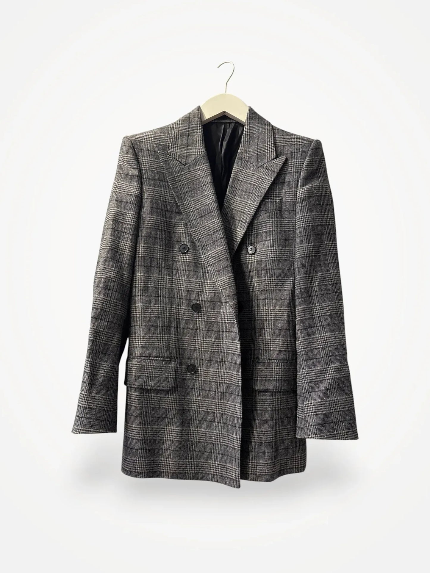 Filippa K Double Breasted Check Blazer