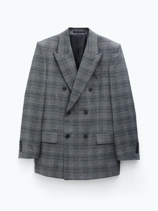 Filippa K Double Breasted Check Blazer