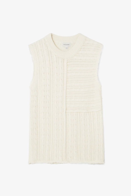 Dagmar Cable knit top Vest