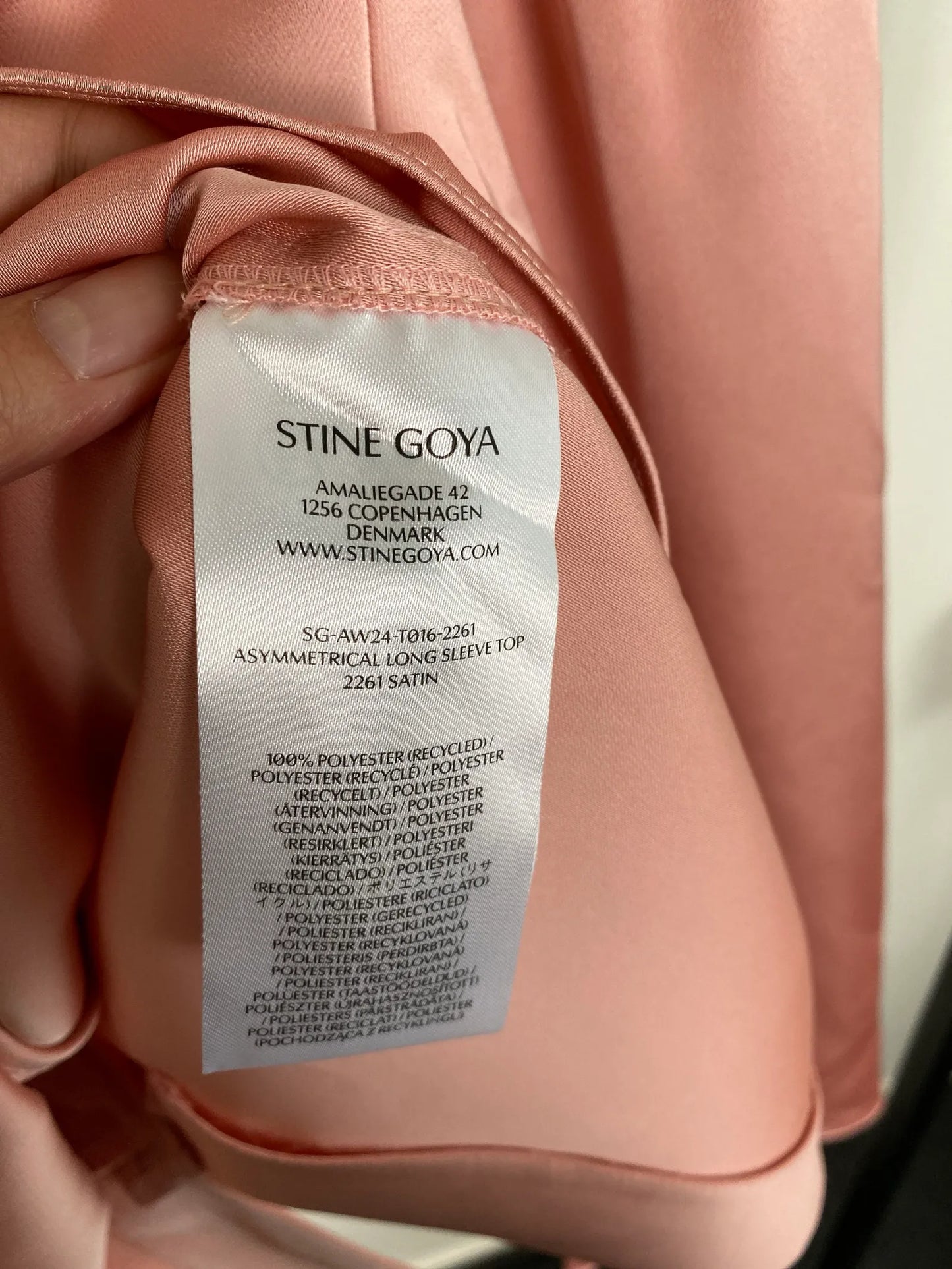 Stine Goya Asymetrical Long Sleeve Blouse