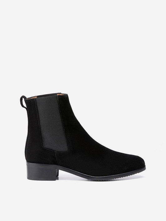 Flattered Lucile Suede Black Stiefel
