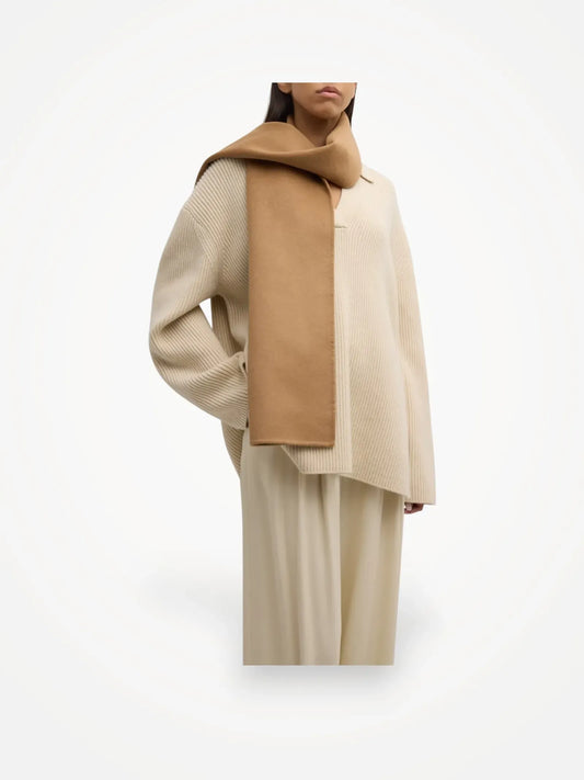 Toteme Long Double Camel Scarf