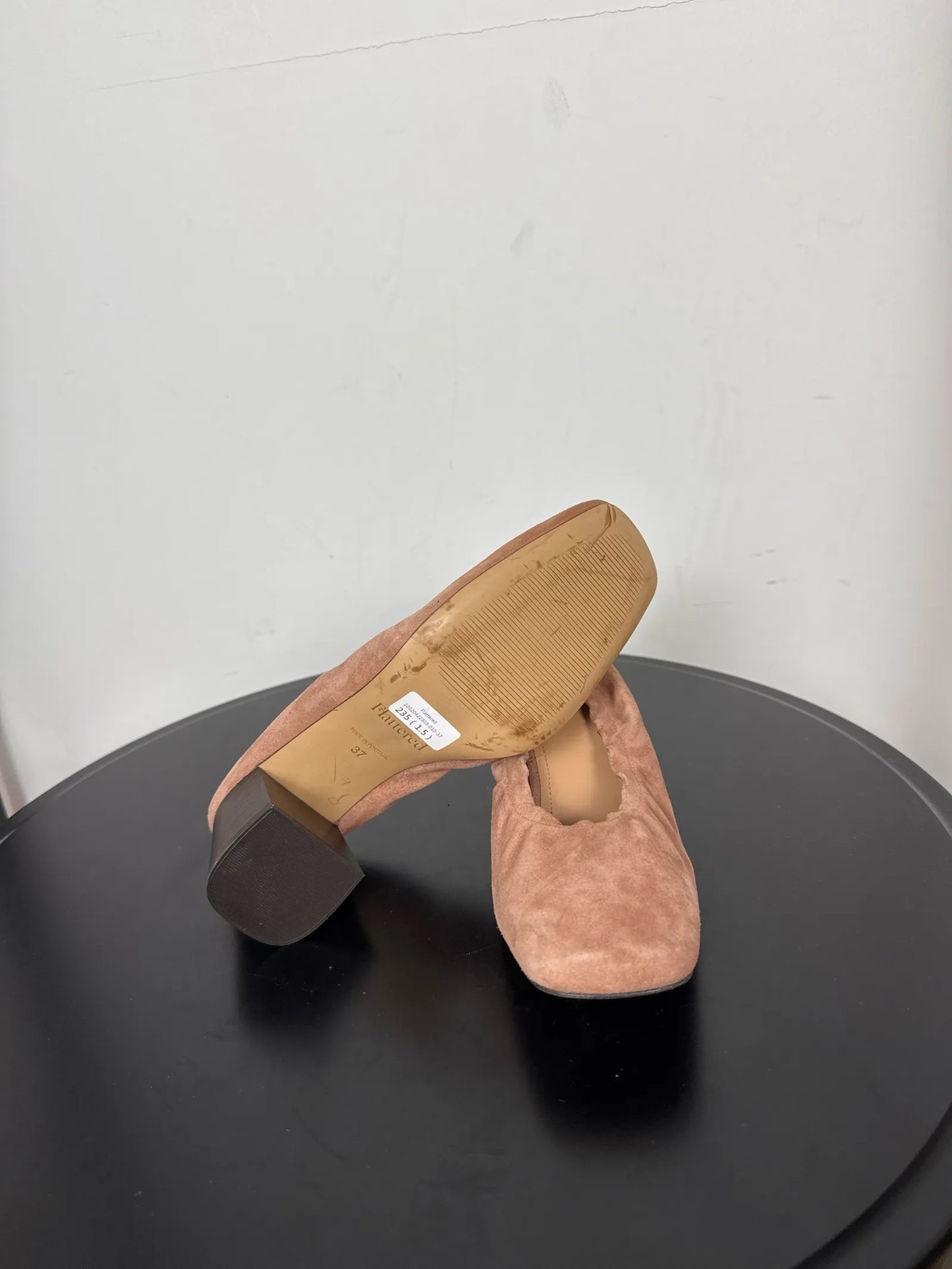Flattered Ellie Pink Suede Heels