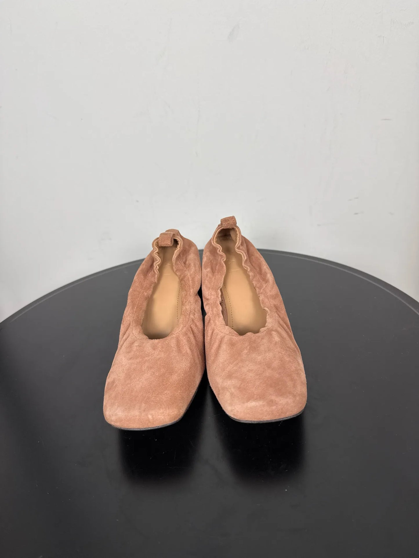 Flattered Ellie Pink Suede Heels